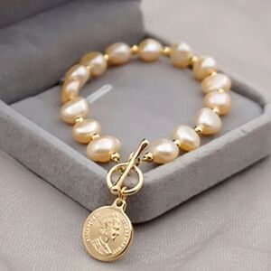 Baroque Fresh Water Pearls Champagne